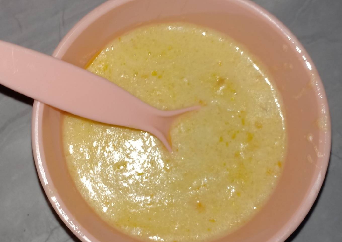 Cream soup ayam wortel