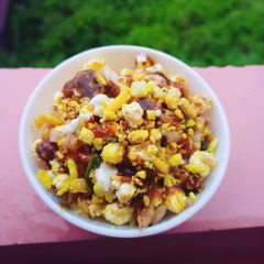 A picture of Popcorn Chaat.