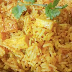 A picture of Paneer biryani rice 🍚 😋.