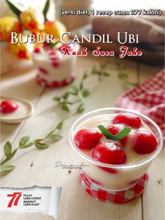 Foto resep Bubur Candil Ubi Kuah Susu Jahe (versi diet)