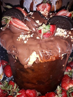 Una foto de Pan dulce relleno de Nutella o frutos secos o los dos