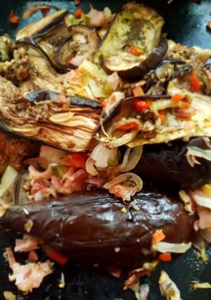Una foto de Berenjenas al Horno