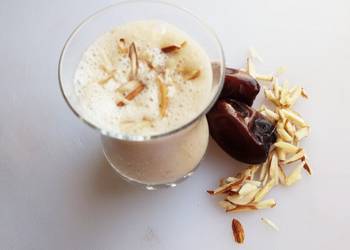 Easiest Way to Prepare Delicious Dates almond milkshake