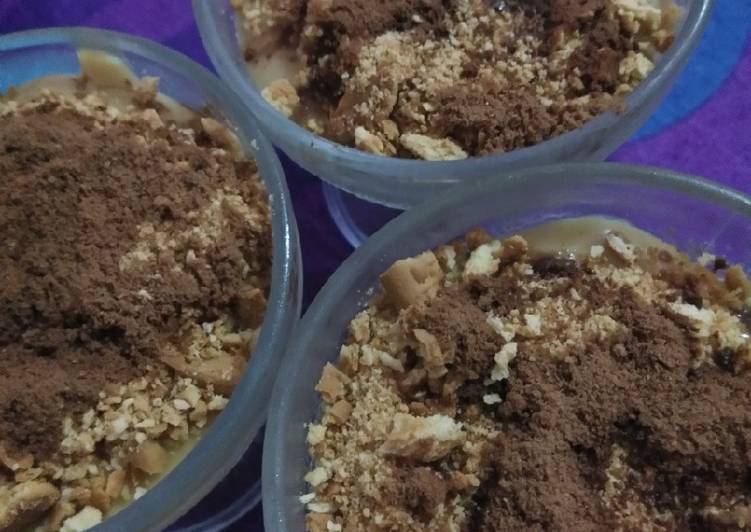 Puding Custard Milo