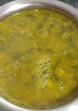 A picture of Palak dal.