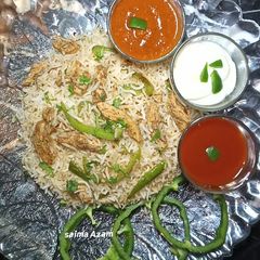 A picture of Spicy fajita rice💕اسپاٸسی فجیتا راٸس💕.