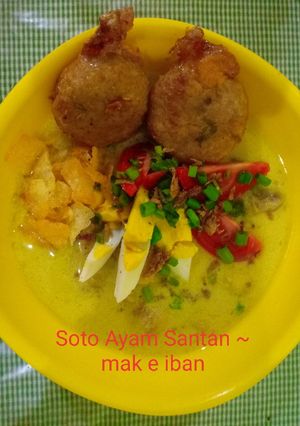 Foto resep Soto Ayam Santan (Soto Kuning Bogor)