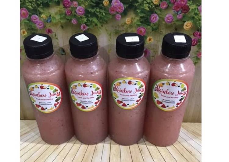 Langkah Mudah untuk Menyiapkan Diet Juice Cucumber Pear Kiwi Melon Cranberry Anti Gagal