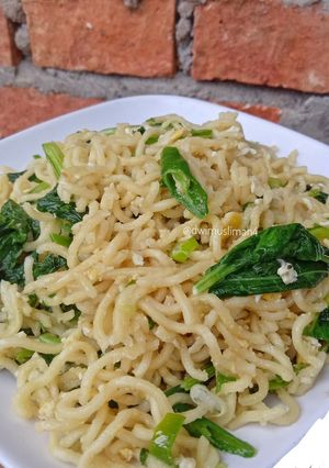 Foto resep Mie Telur Sawi Hijau