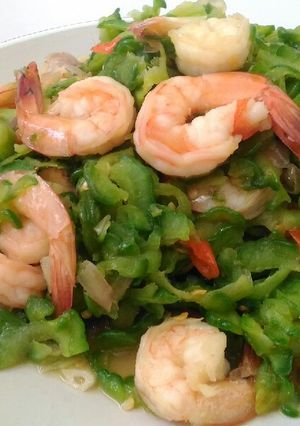 Foto resep Oseng Pare udang
