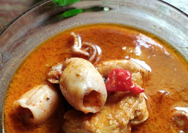 Gulai Cumi dan Tahu