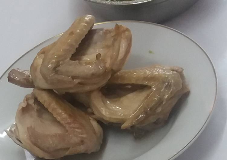 Cara Gampang Menyiapkan Ayam pop sambel ijo bikin ngeces ngiler, Enak