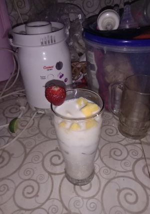 Foto resep Mango strawberry ice