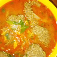 A picture of Beef tripe(matumbo) recipe.