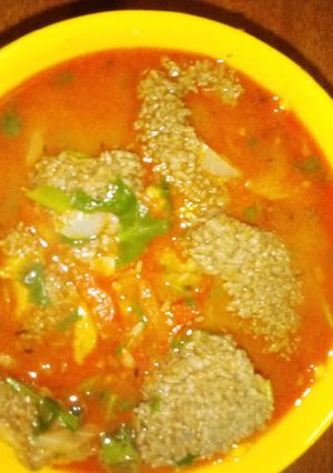 A picture of Beef tripe(matumbo) recipe.
