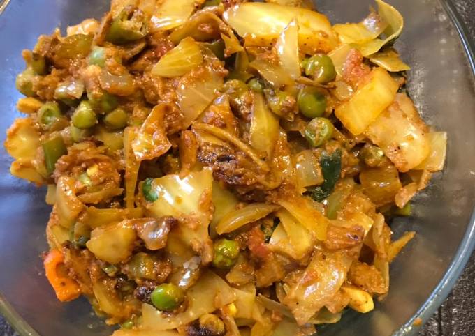 Recipe of Award-winning Parveen’s Green Cabbage (Kobi)