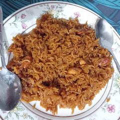 A picture of Jaggery Rice.