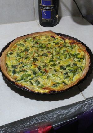 Una foto de Tarta de zapallitos