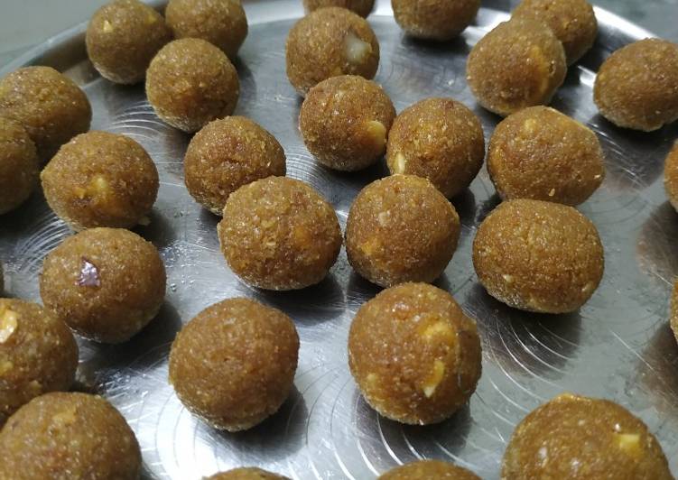 Steps to Make Super Quick Homemade Coconut jaggery ladoo