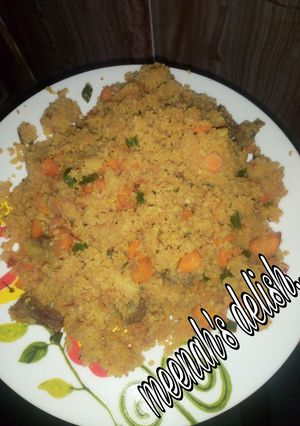 A picture of Veggies cous-cous.