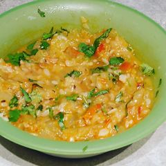 A picture of Bottle gourd sabji.