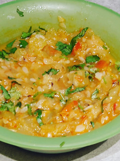 A picture of Bottle gourd sabji.