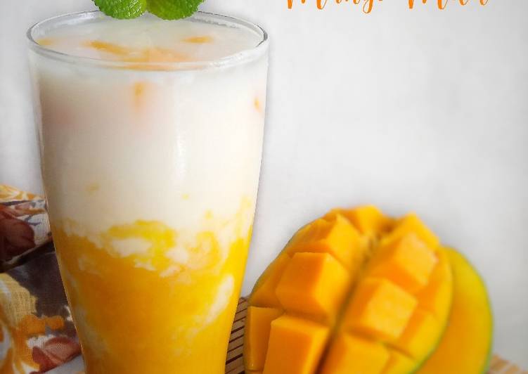 Resep 🥭 Korean Fresh Mango Milk 🥭 yang Menggugah Selera