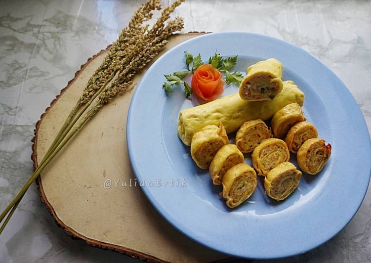 Resep Chicken Egg Roll With Carrot Aka Rolade Yang Lezat