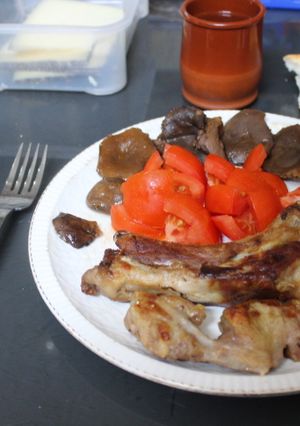 Foto principal de Costilla al grill con níscalos