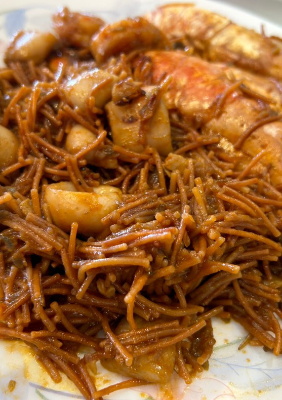 Una foto de Fideuà en Airfryer Cosori
