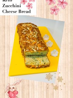 รูปของ ขนมปังคีโตซูกินีชีส (low carb)