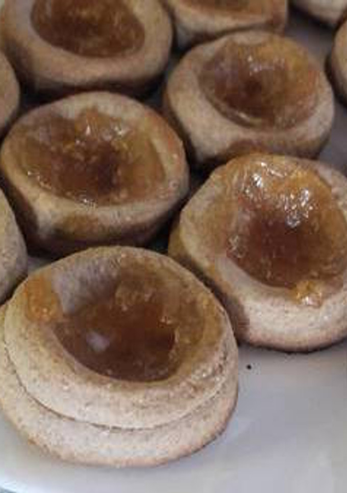 Una foto de Pepas integrales con Dulce de Batata