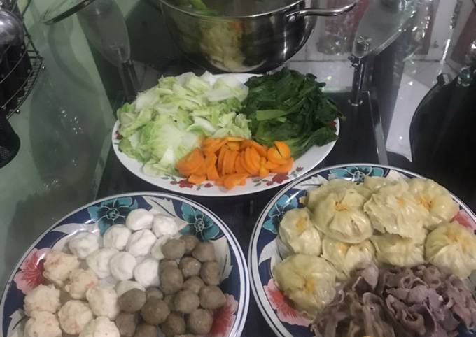 Shabu shabu kuah sapi