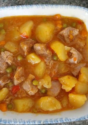 A picture of Turkey Stew 🦃.