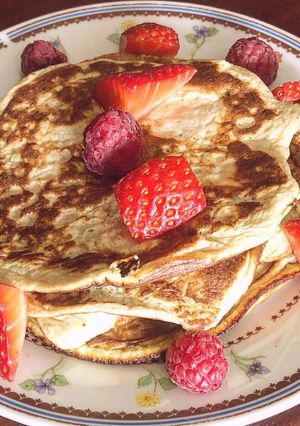 Una foto de Tortitas de plátanos sin gluten