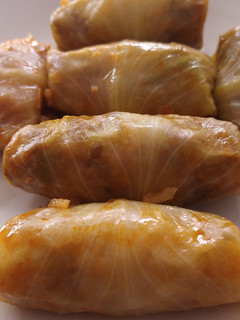 Una foto de Rollitos de carne en hojas de repollo ❣️