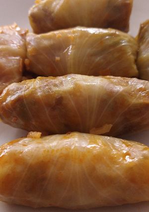 Una foto de Rollitos de carne en hojas de repollo ❣️