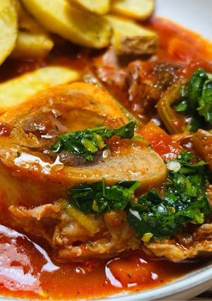 Une photo de Osso-buco et gremolata