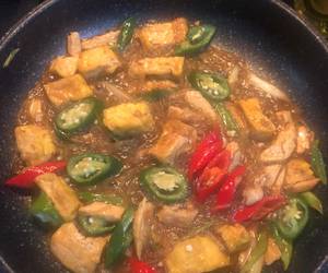 Mudahnya Menyajikan Tumis Fillet Ayam Tahu Soun Saus Tiram Enak Bergizi