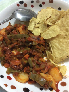 Una foto de Nopales con longaniza