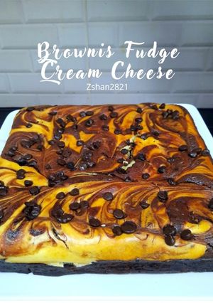 Foto resep Brownies Fudge Cream Cheese