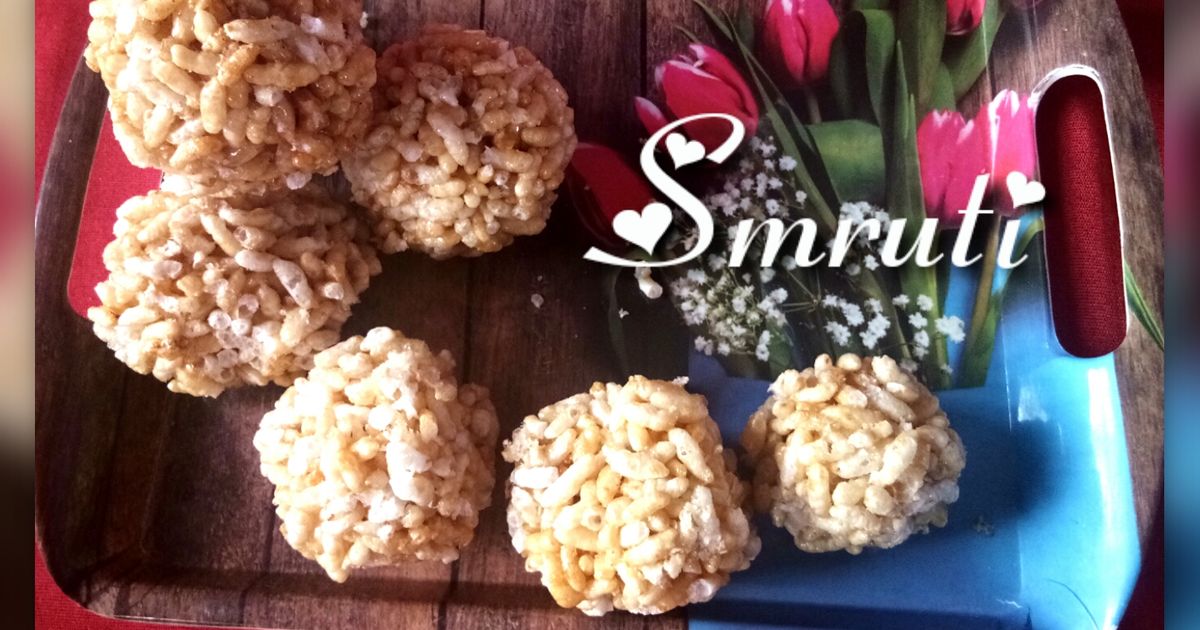 Swank Rice Ladoo Puffed Rice Laddu Recipe by Smruti Rana - Cookpad