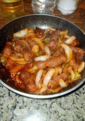 صورة لوصفة سجق بالخلطة
