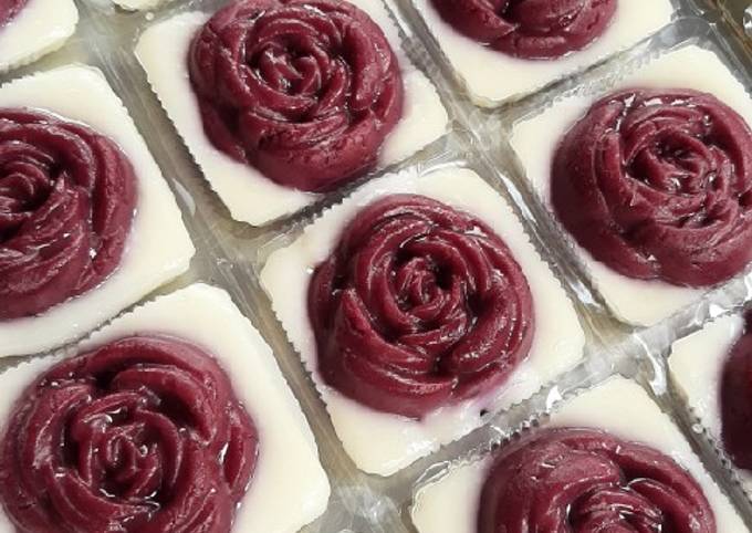 Resep Putri mandi ubi ungu Resep Putri mandi ubi ungu
