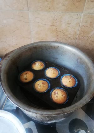 A picture of Cup cakes without oven.