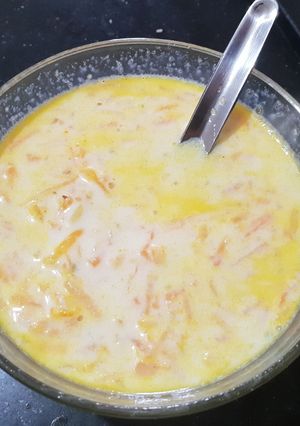 A picture of Gajar ki kheer.