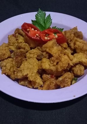 Foto resep Ayam saus telur asin