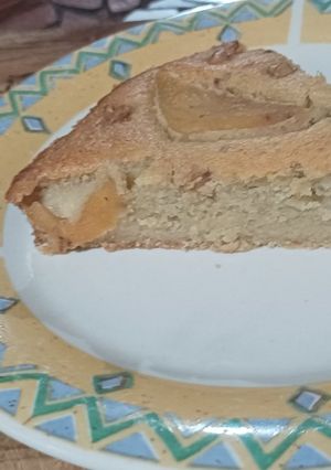 Una foto de Tarta de membrillo con nuez