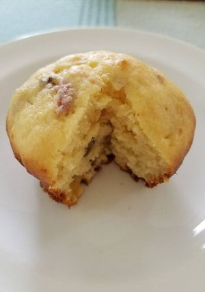 A picture of Sakura Cheese Muffins.