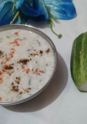 A picture of Cucumber Raita.